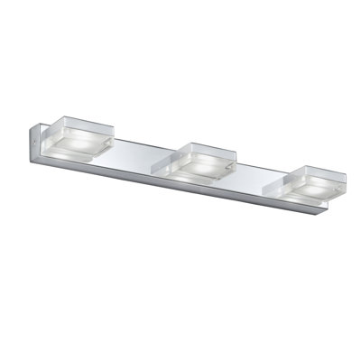 Kent Chrome LED Flush Mounted Sconce