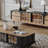 Vintage design solid wood coffee table