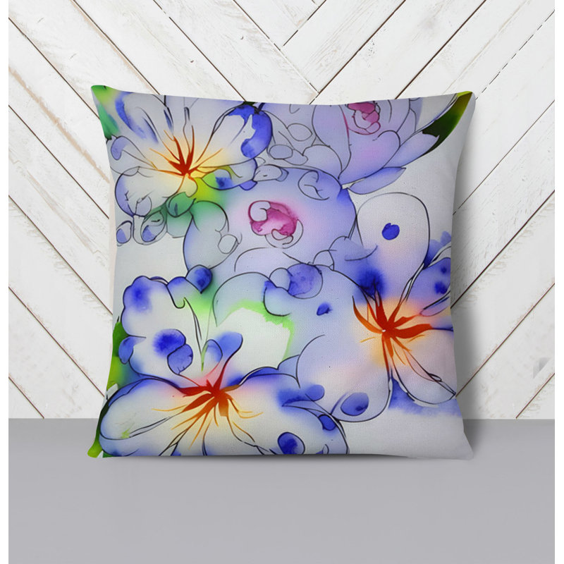 Throw Pillow, 16"H x 16"W, Pillow Cover Only - No Insert