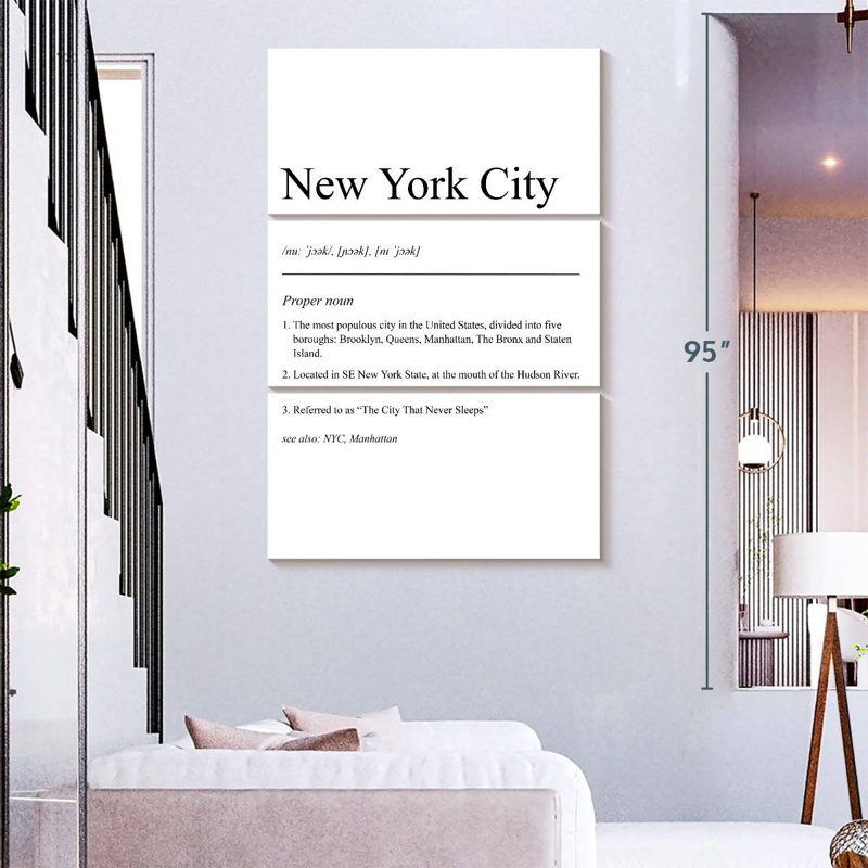 Sireci NYC Definition, 74" H x 48" W