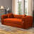 Boneless Convertible Sleeper Sofa Bed with Cylindrical Pillow, Corduroy Folding Mattress Couch, Floor Sofa Sofa-in-a-Box, No Installation & Easy to Transport, Deep Seat-418809708-433363144