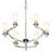 Singh 6-Light Indoor Chrome Classic/Traditional Chandelier No Shades
