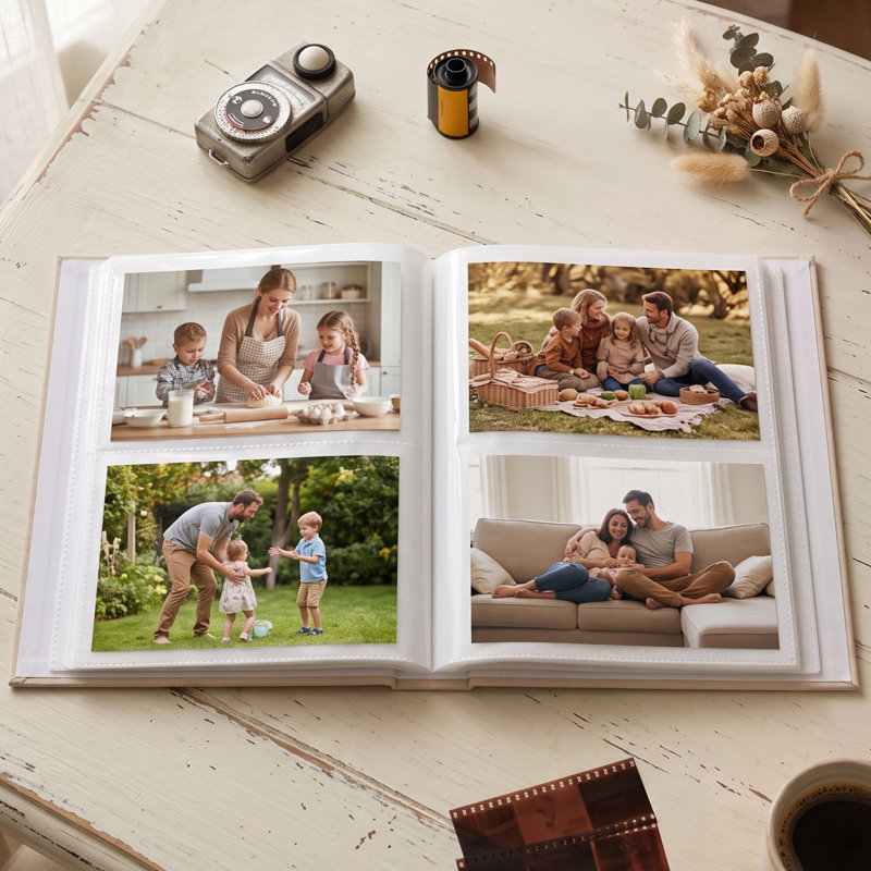 Picture Frame, Beige, Polyester