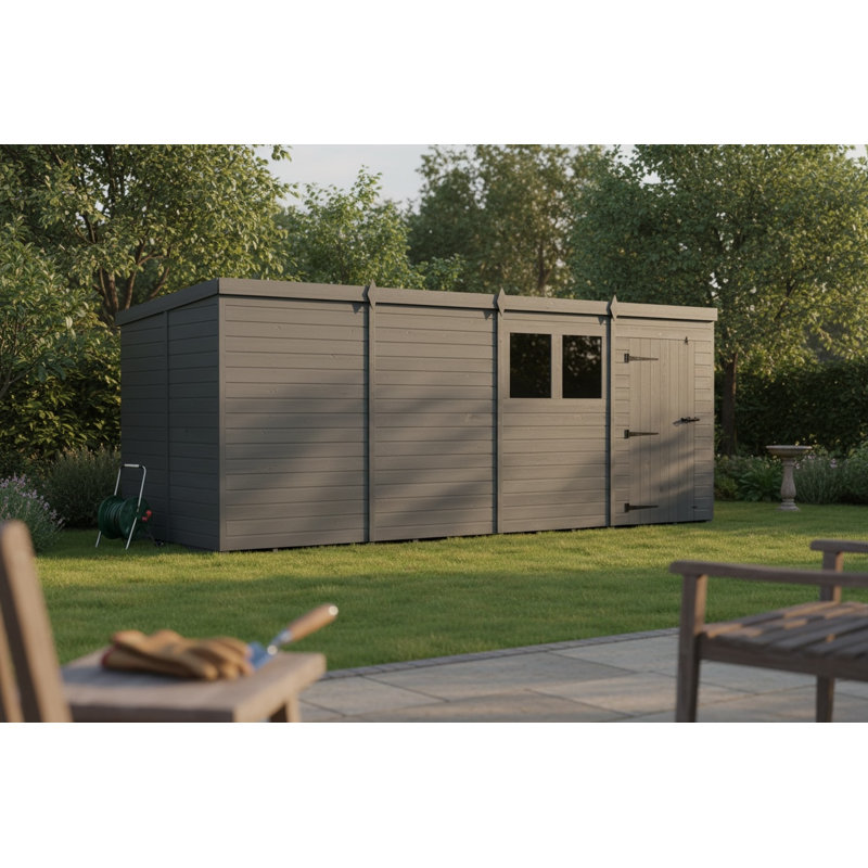 20x5 Pent Composite Shed