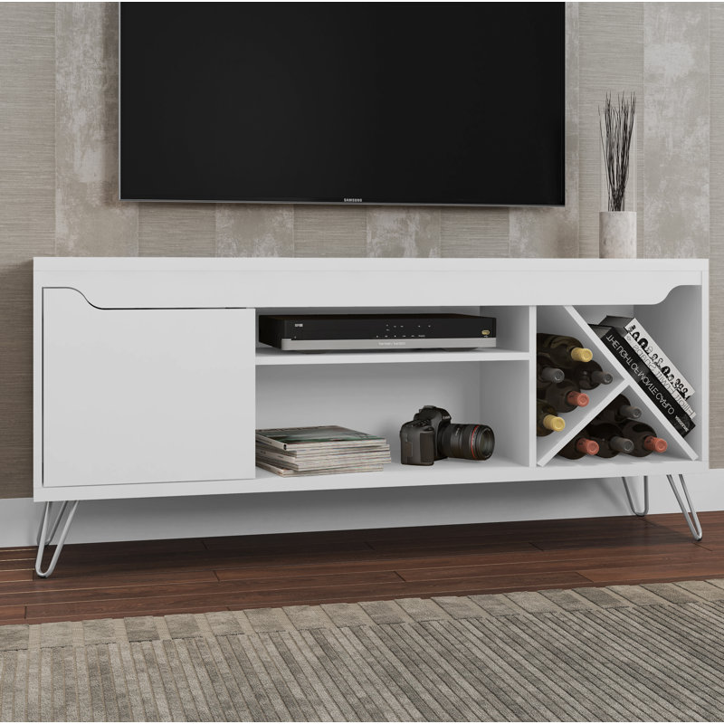 Beatrix Unfinished TV Stand for TVs up to 50", White