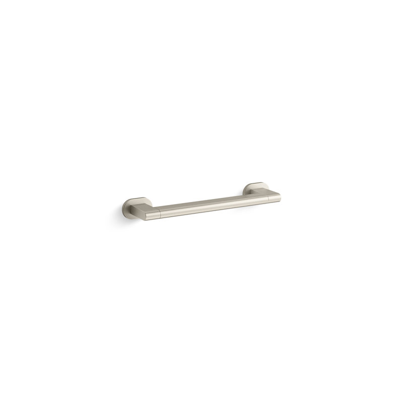 Belay Grab Bar, 1.75" H x 12" L, Brushed Nickel