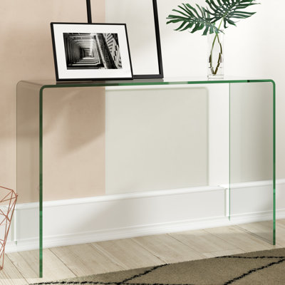 Brendon 110cm Glass Top Console Table
