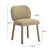 Foxy Textured Fabric Dining Chair-114319067-114319068