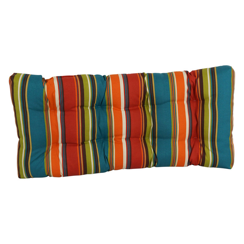 Outdoor 5'' Loveseat Seat Cushion, Westport Teal