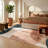 Rug Branch Calma 7' x 10' (6'7" x 9'6") Cream/Green Abstract Area Rug, Contemporary, Medium Pile, Stain-Resistant Carpet - Living Room, Bedroom, Dining Room, and Kitchen-1616807150