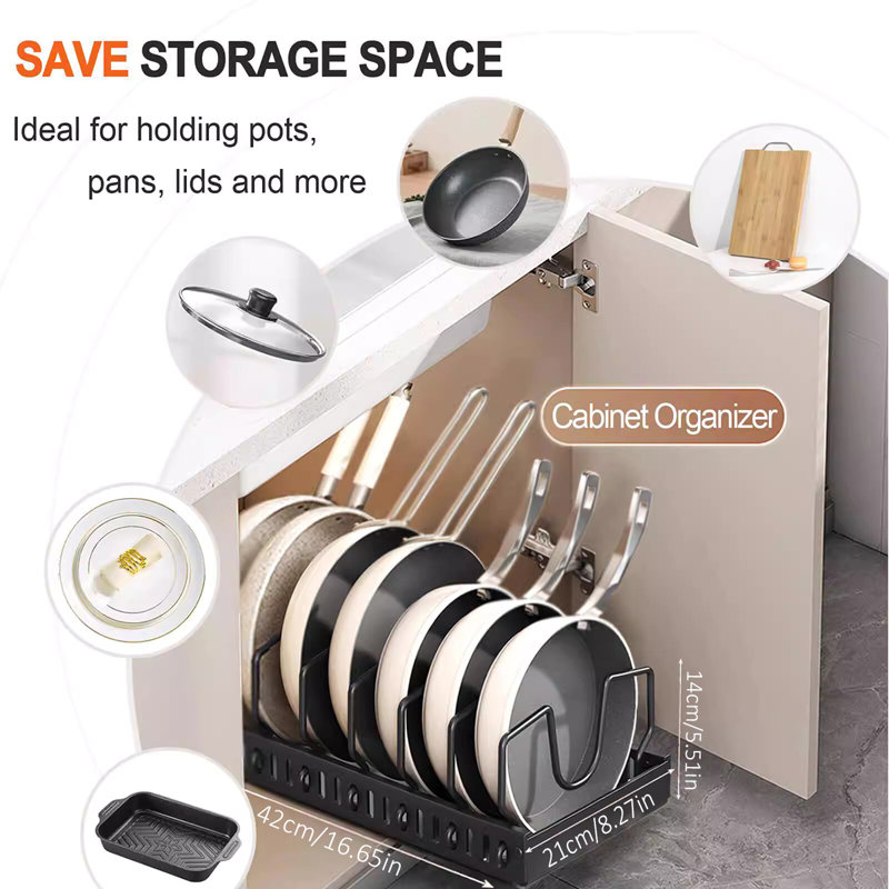Round Countertop / Cabinet Pot Rack
