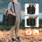Travel Tote With Adjustable Dividers For Charging Cables And Accessories.