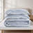 3-Piece King Cotton Duvet Set,Blue