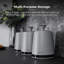 Tower Sera Canisters with Removable Lid, Carbon Steel Body with Smoked Black Trim-98167223