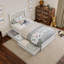 Lit plateforme en bois massif avec pied de lit et tiroirs sous le lit Asparas-1420412598-1420412593