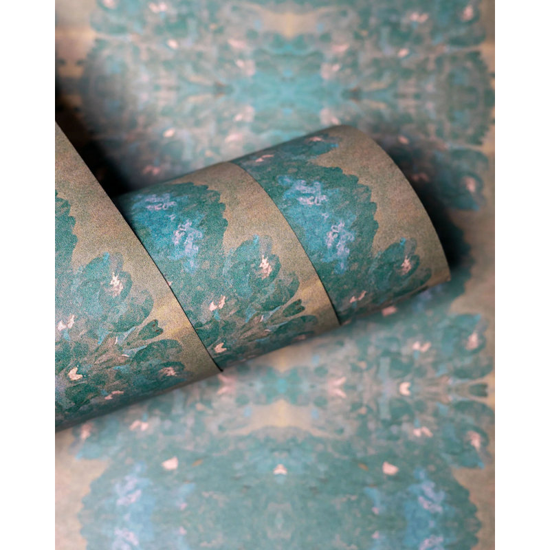 Centerpiece Luxury Wallpaper, Cellulose/Polyester, Juniper