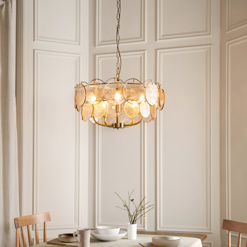 Chandelier, 190cm H x 58cm W x 58cm D, 5 Lights