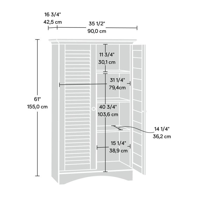Bredevoort Armoire, Salt Oak
