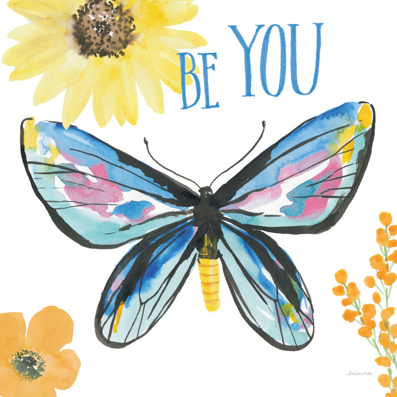 Magnifique papillon bleu III, H 20 po x l 20 po x P 1,25 po
