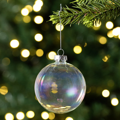 Ornement boule de Noël à 2 finitions