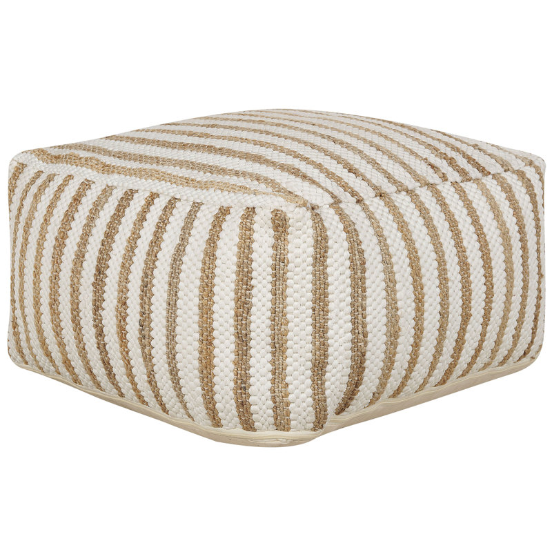 Charlcombe 60cm Wide Square Abstract Pouffe Ottoman