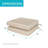 Wendin Water Resistant Outdoor 3 " Dining Chair Seat Cushion-1296686305