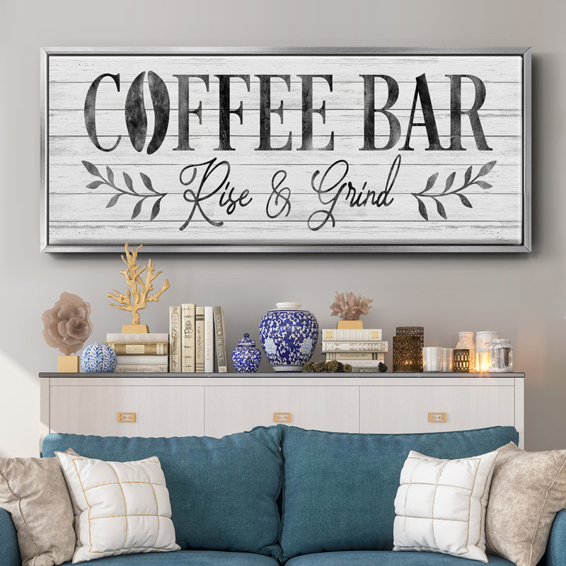 Coffee Bar - toile encadrée