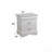 White Finish Nightstand-977768449