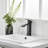 Bathroom Faucet, Brushed  Faucet For Bathroom Sink, Single Hole Bathroom Faucet Modern Single Handle Vanity Basin Faucet-118543529