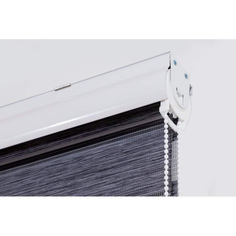 Semi Sheer Zebra Shades, 250 cm L x 120 cm W, Grey