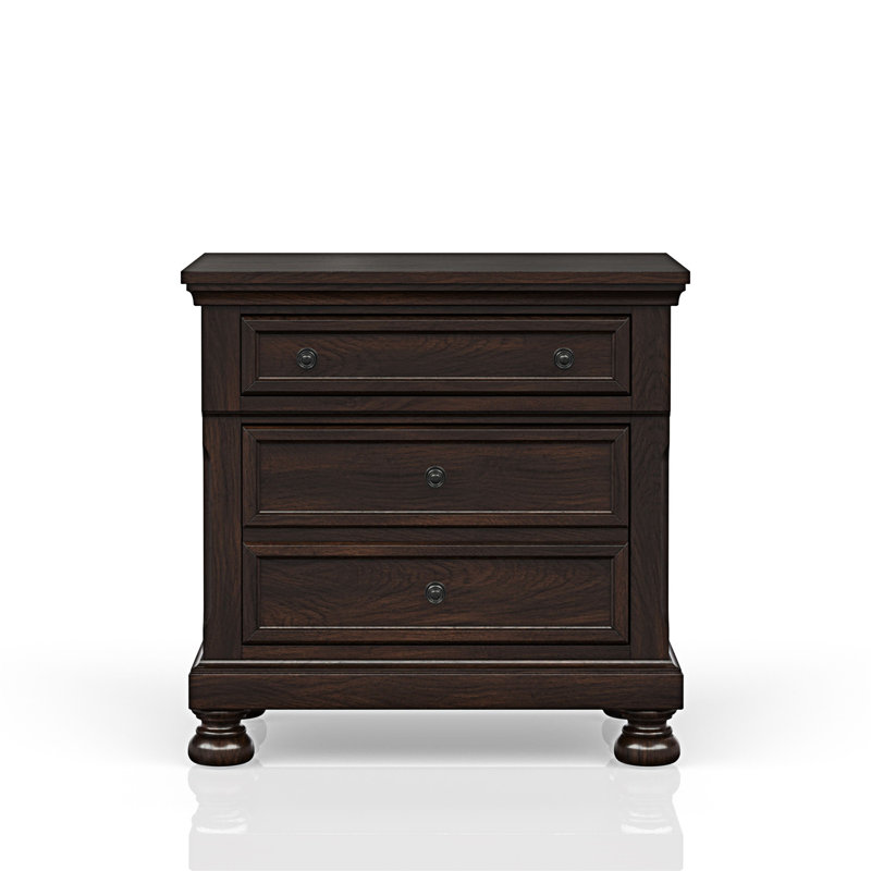 Table de chevet Fitima, Merisier