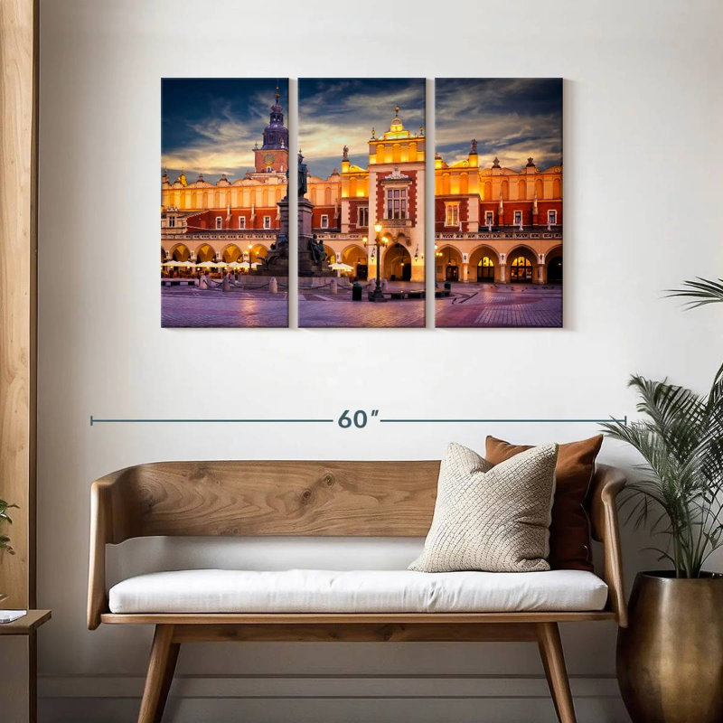 Krakow Cloth Hall, 28" H x 45" W