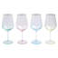 Rainbow Handmade Wine Glass