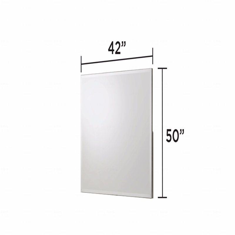 Miroir d'appoint contemporain avec cadre en bois