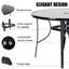 Heda Round Outdoor with Umbrella Hole Dining Table - 105 cm W 105 cm D-1848955397-1848955398