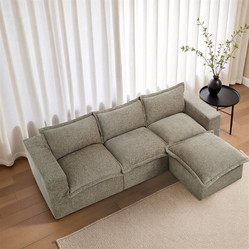 4 Seater Seating Component, Camel