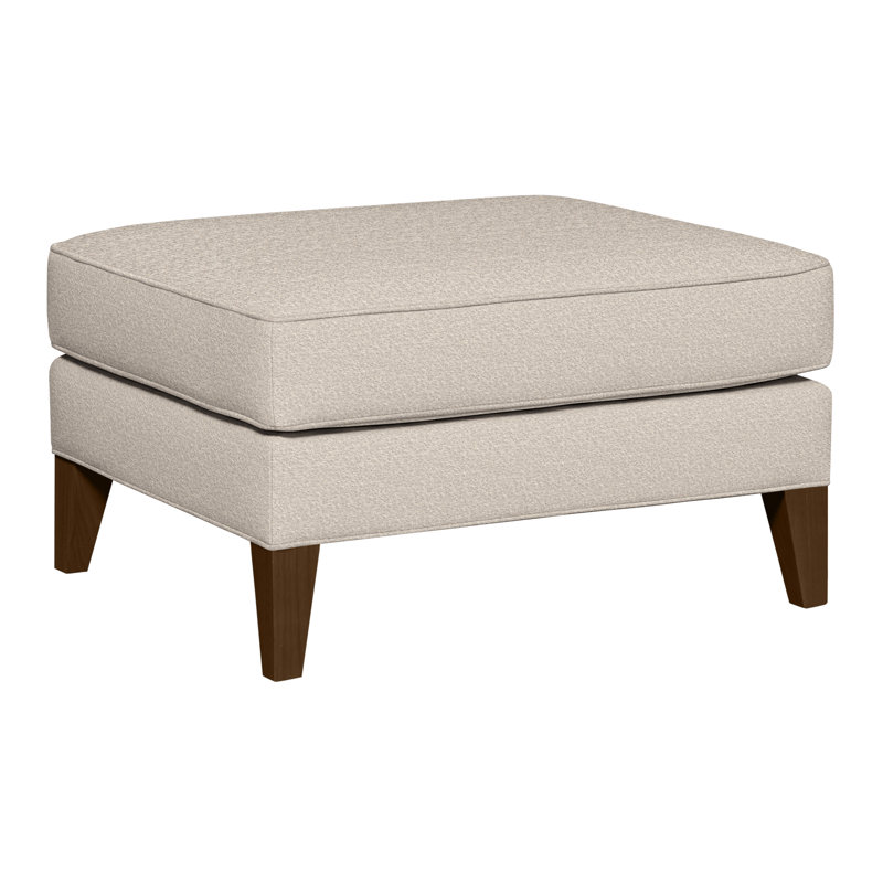 Burlingame Upholstered Ottoman, Nadia Steam, Havana