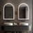 Brulotte Metal Arch LED Mirror-320043916-320043917