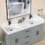 60 po x l 4 po à surface solide et dosseret blanc poli avec dosseret rectangulaire et dosseret pour lavabo, rebord de fenêtre, transition de porte (2 pes de 30 po)