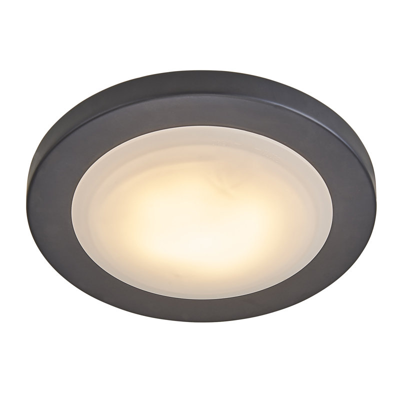 Design House Paxton 7 Inch Modern LED Ceiling Light with 3 Color Temperature, Flush Mount, Matte Black