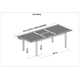 Aundraya 70.8'' Extendable Fliptop Outdoor Dining Table