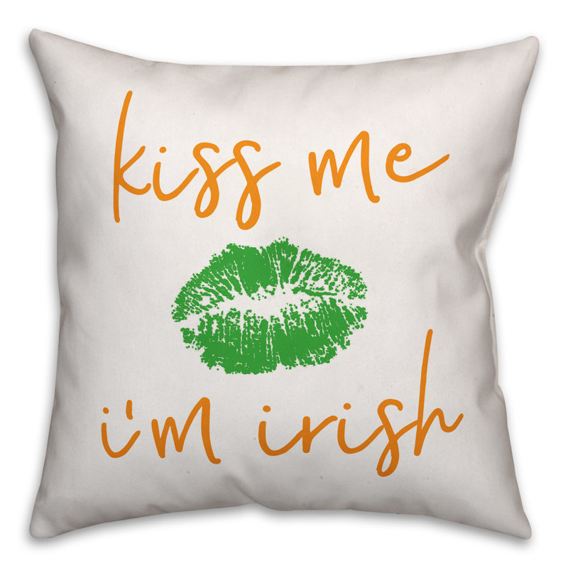 Coussin Patty Kiss Me I'm Irish