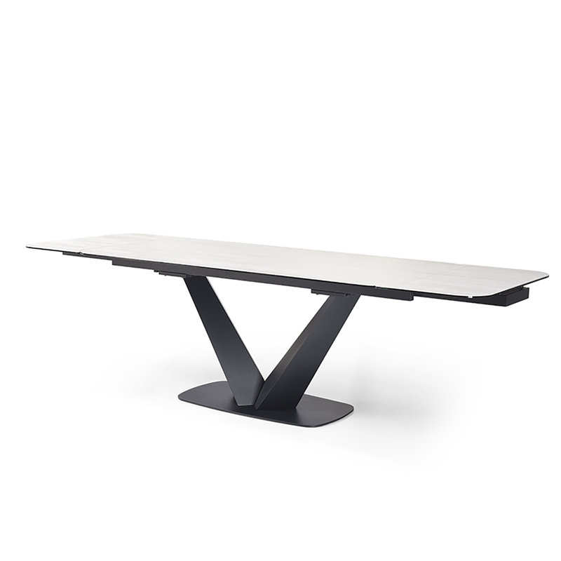 Table de salle à manger 8819, H 30 po x L 71 po x l 35 po, Noir