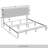 Iseah Upholstered Sleigh Bed-1201553924-1201553925