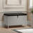 26in Shoe Changing Stool Flip Down Shoe Storage-108997047