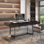 Table d'écriture contemporaine à pieds en forme de Y avec bureau spacieux et design polyvalent pour la maison ou le bureau