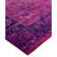 Overdyed Hand-Knotted Wool Modern-Contemporary Purple Area Rug 6' 1" x 9' 0"