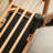 Modern 24-inch Brown Solid Wood Shoe Bench