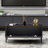 Modern Anthracite Coffee Table, 35.4 x 15.7 x 15.7 inches | 100% Melamine Coated Particle Board, Thickness: 0.7 inches | Industrial Marble Design, Stylish & Functional for Living Room & Office Spaces, Durable & Elegant-1473396560