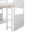 Lit superposé avec un lit mezzanine attaché, avec deux tiroirs-200033646